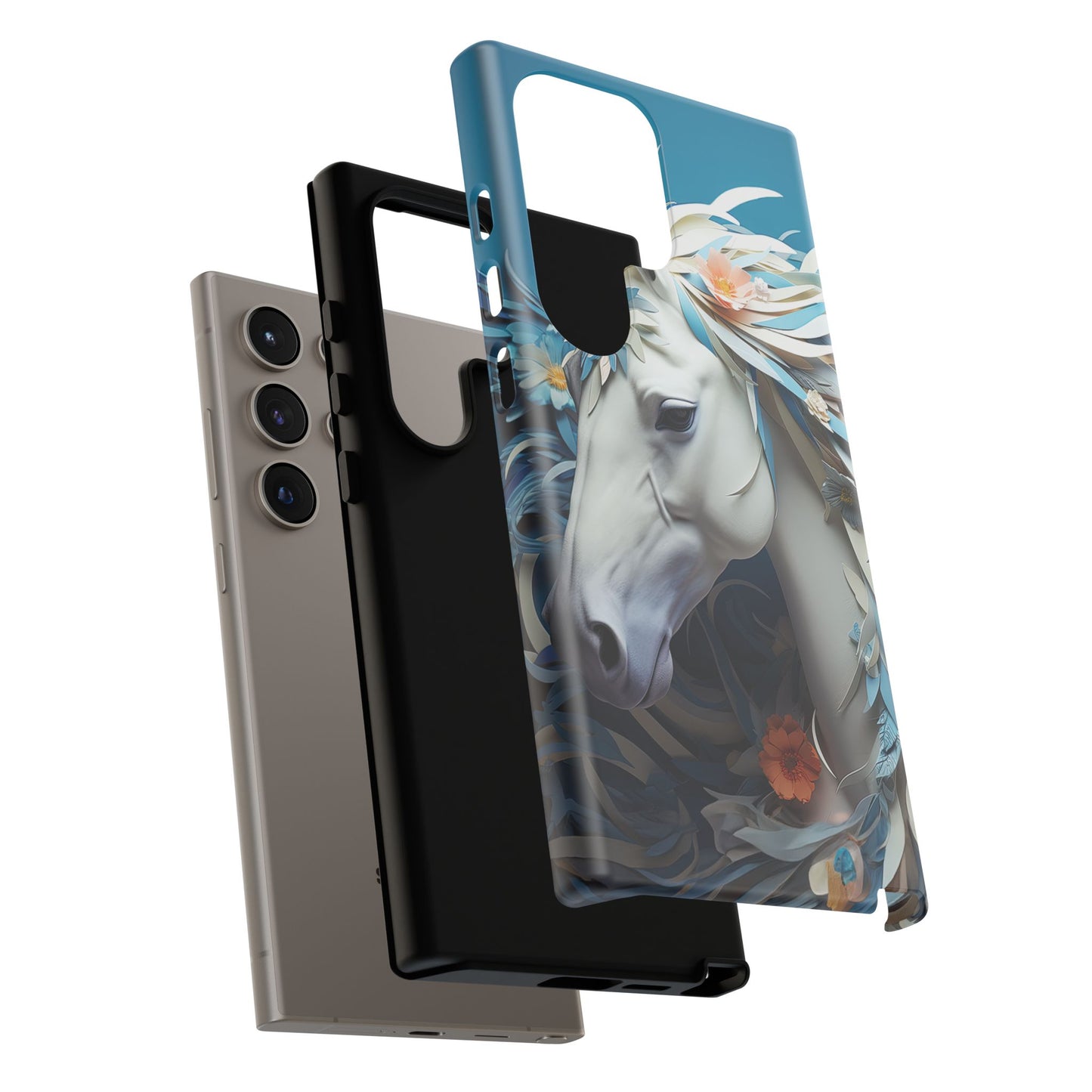 Floral Horse Samsung Galaxy Case