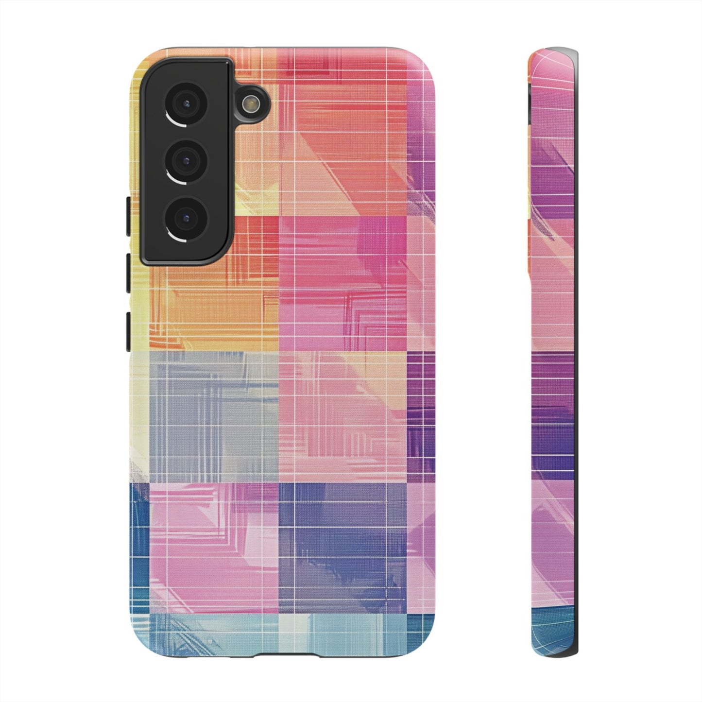 Pastel Panache Watercolor Plaid Case