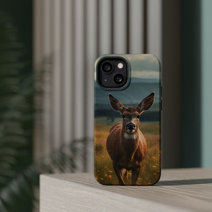 Rustic Meadow Deer – MagSafe iPhone Case