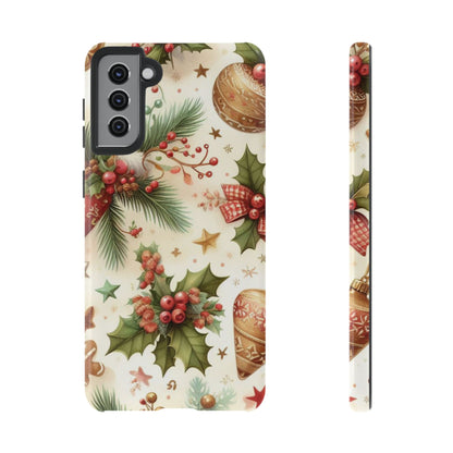 Classic Christmas Stocking & Ornaments Pattern – Samsung Galaxy Series Case