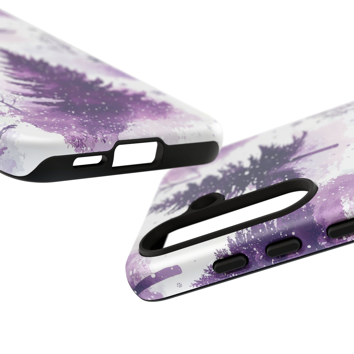 Purple Snowy Forest - Samsung Galaxy Series Case