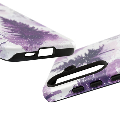 Purple Snowy Forest - Samsung Galaxy Series Case