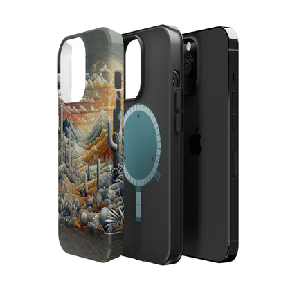 Rugged Elegance Cactus iPhone Case