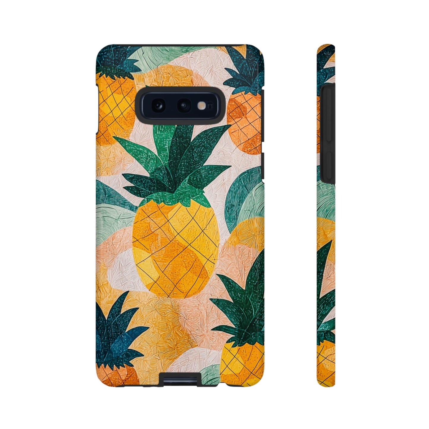 Tropical Pineapple Samsung Galaxy Case – Vibrant Fruit Design, Tough Dual - Layer Protection - BOGO Cases