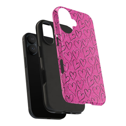 Heartfelt Glam iPhone Case