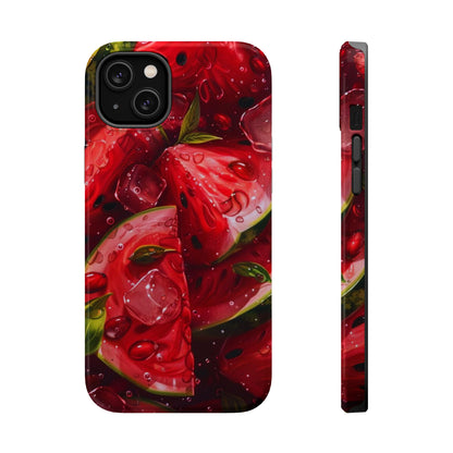 Juicy Watermelon MagSafe iPhone Case – Refreshing Summer Vibes, Dual-Layer Protection