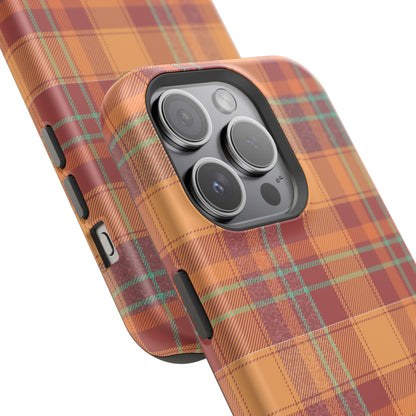 MagSafe Case - Autumn Tartan Plaid Design