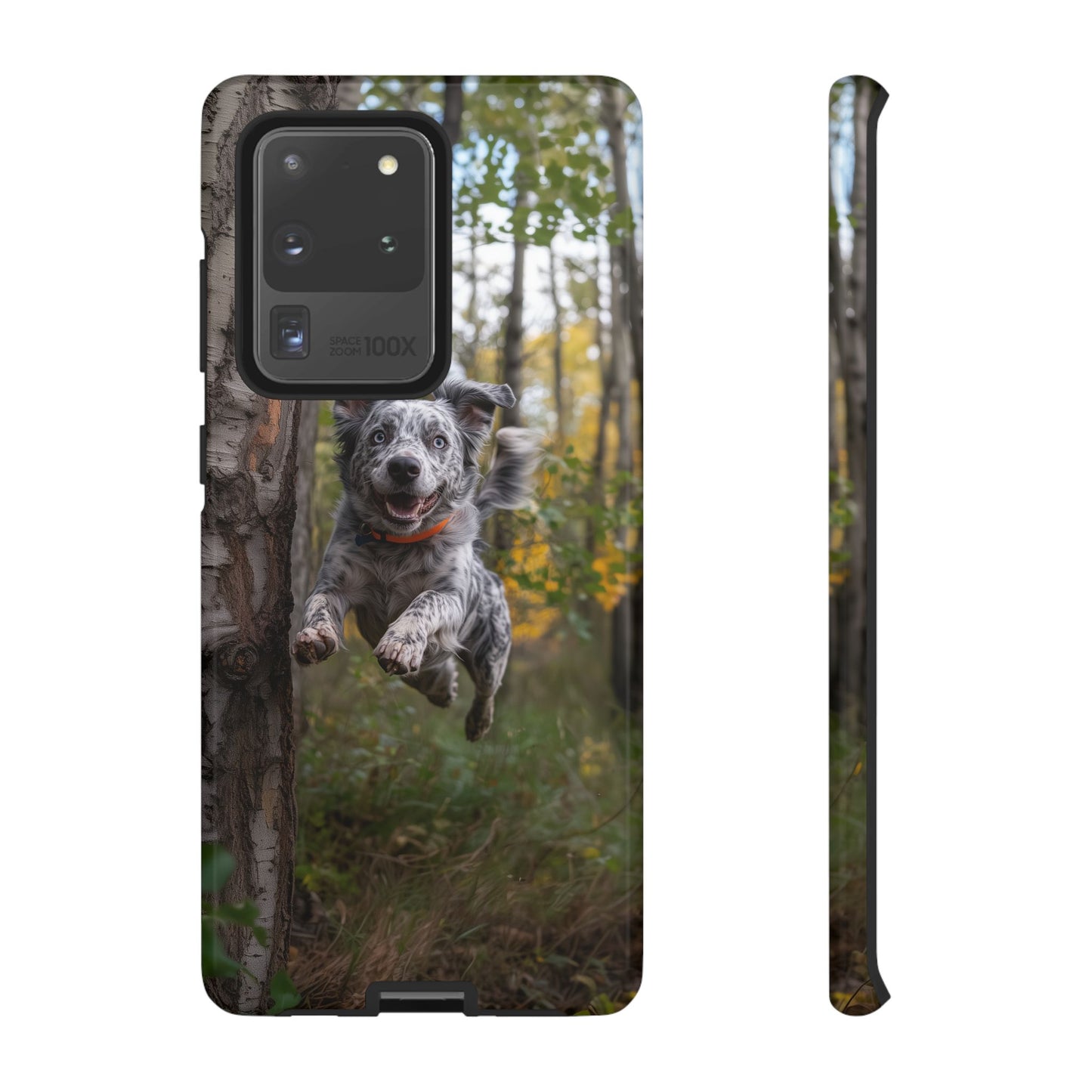 Happy Forest Dog iPhone Case – Nature-Inspired Protective Cover