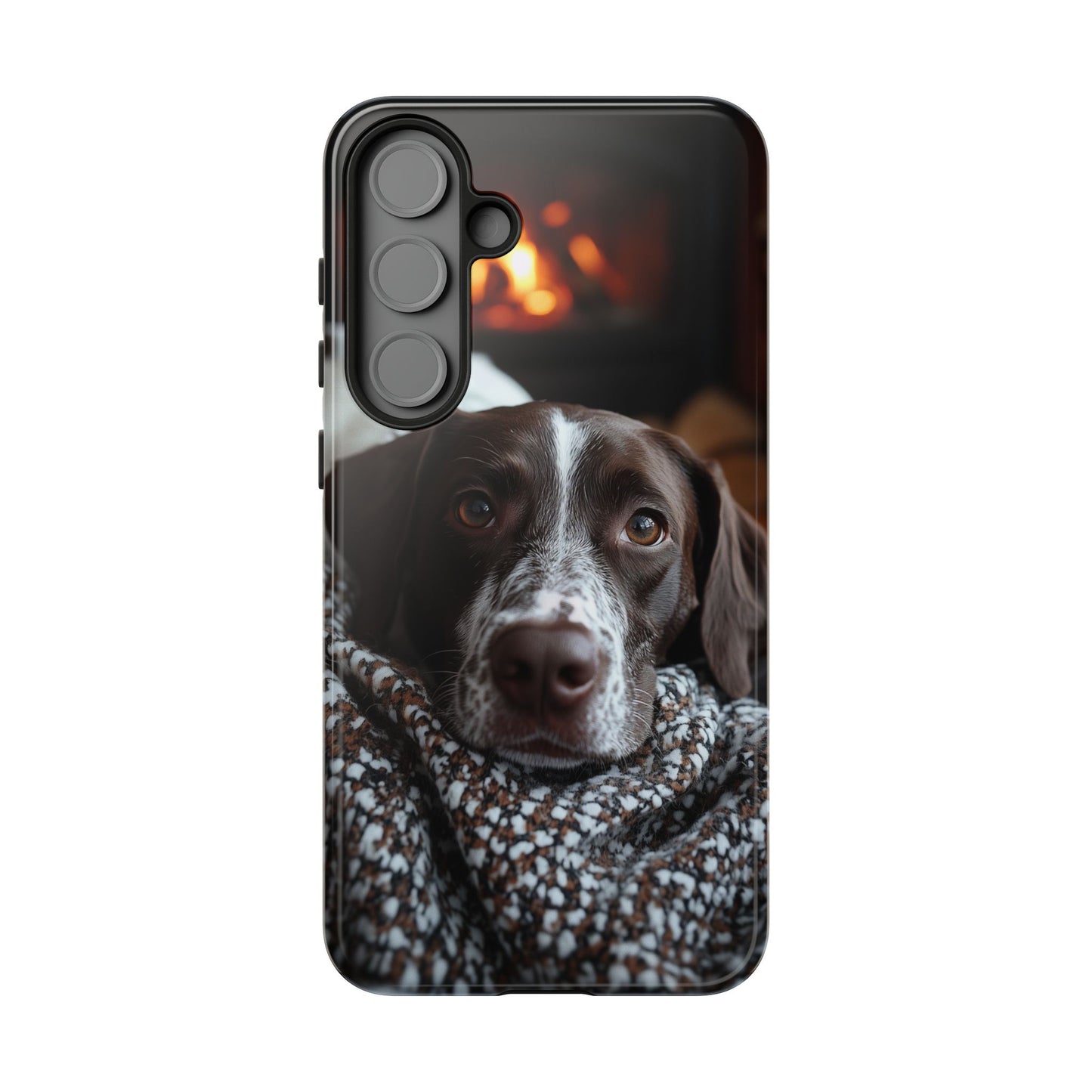 Relaxed German Shorthaired Pointer Samsung Galaxy Case – Rustic Charm Protective Cover
