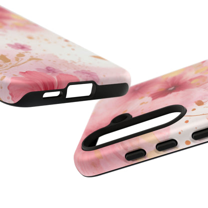 Blush Pink Floral Butterfly - Samsung Galaxy Case