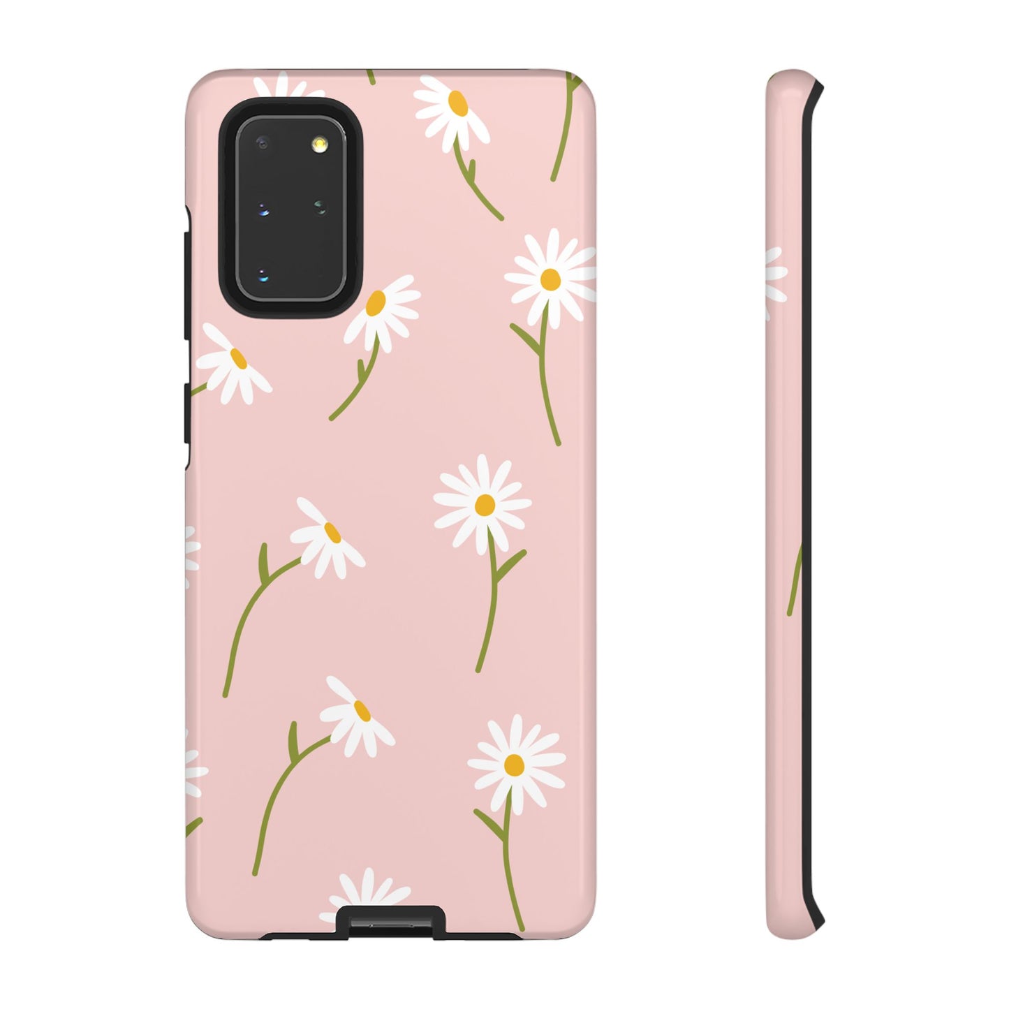 Daisy Delight Tough Samsung Galaxy Case – Cute Floral Design with Dual-Layer Protection