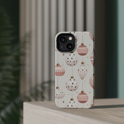 Blush Pink Holiday Ornaments - MagSafe iPhone Series Case