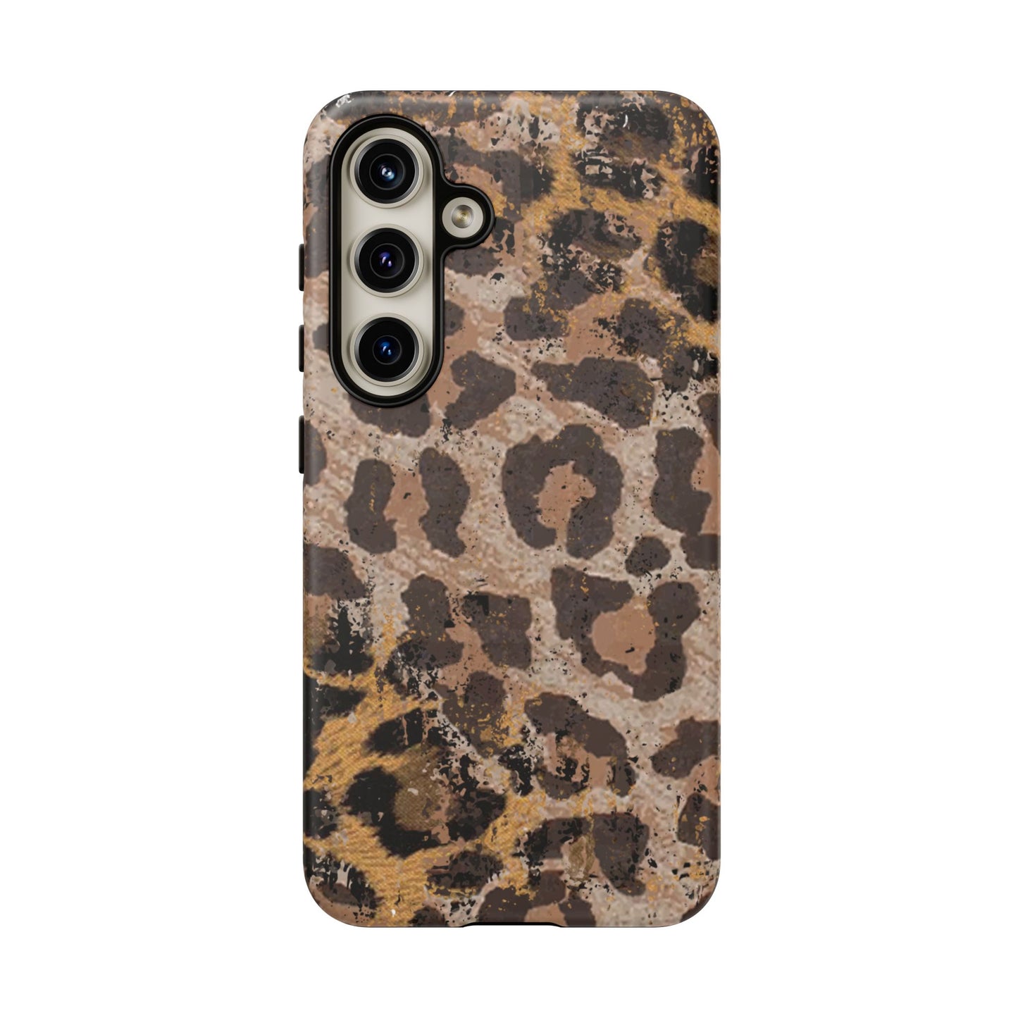 Vintage Distressed Leopard Print - Samsung Galaxy Series Case