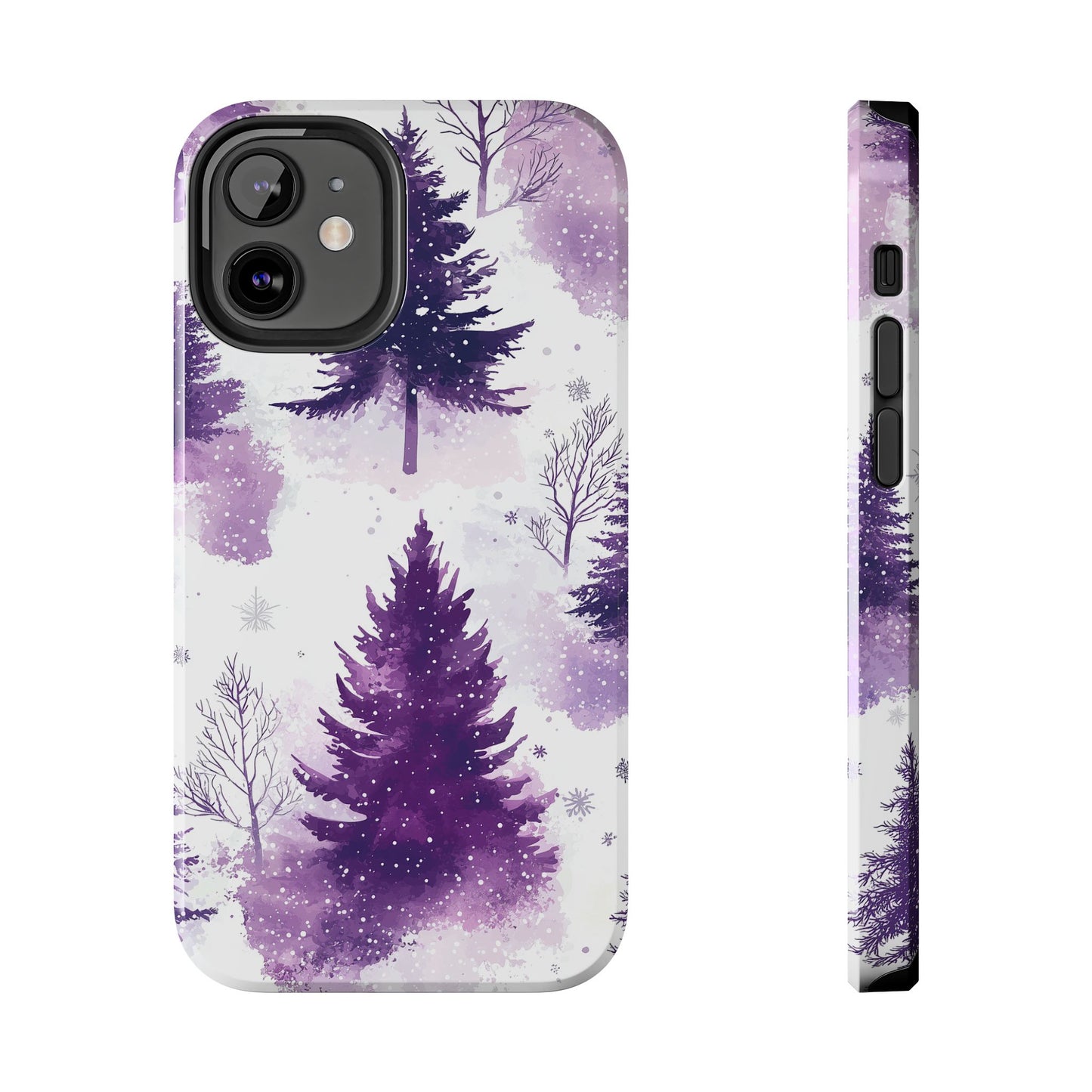 Purple Snowy Forest - iPhone Series Case