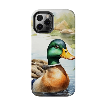 Serene Duck Reflection - iPhone Case