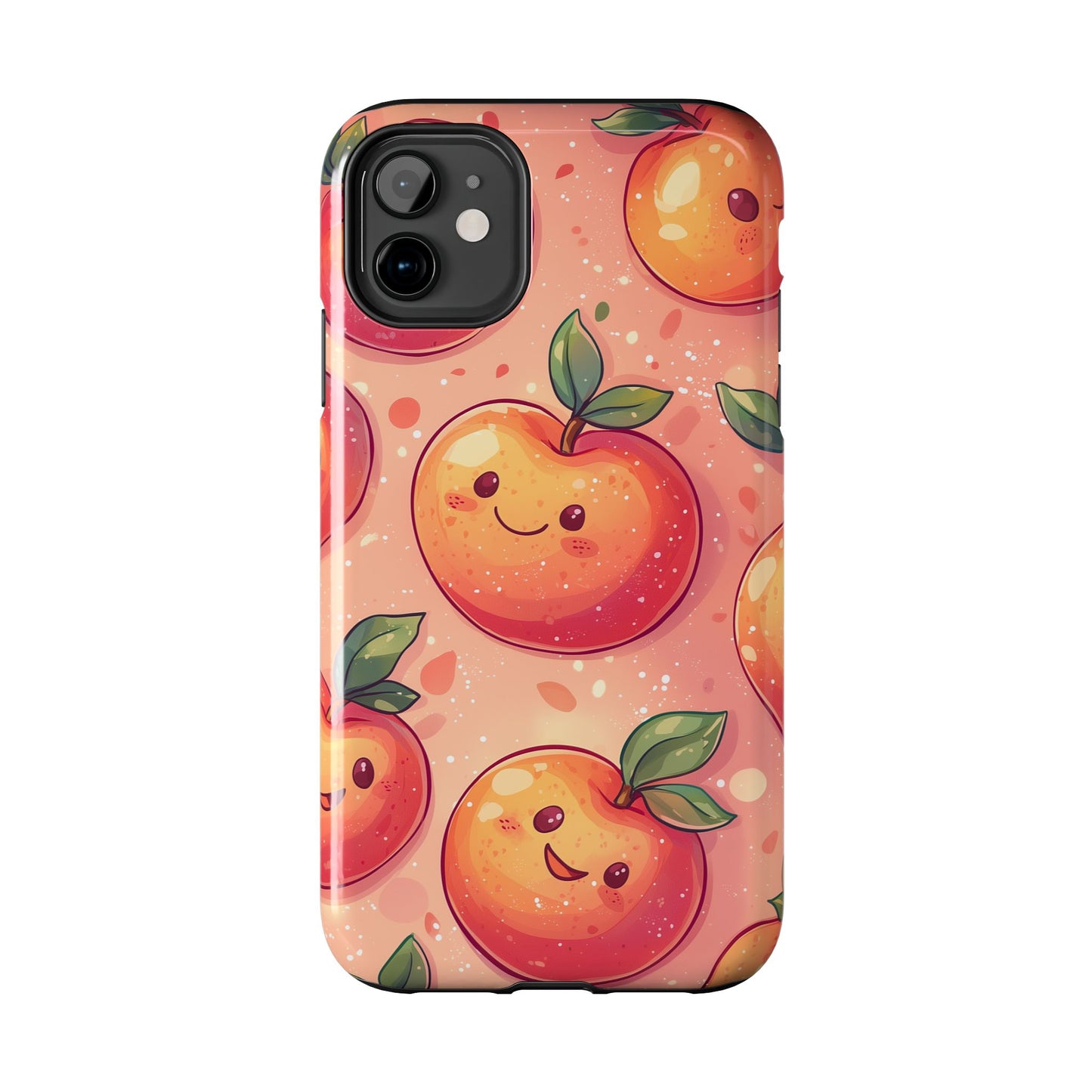 Cute Kawaii Peach iPhone Case – Durable Matte Finish, Slim & Lightweight Design - BOGO Cases