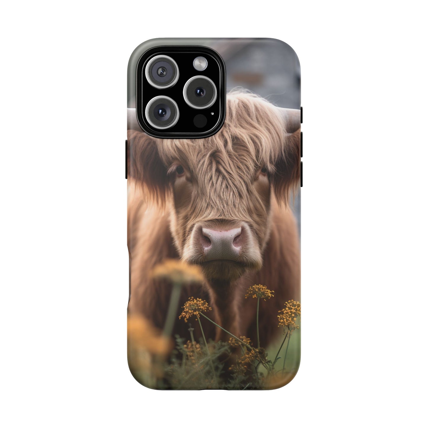 Highland Cow Phone Case | Custom Farmhouse | 10-foot Drop Protection