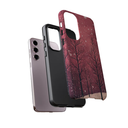 Pink Winter Twilight Forest - Samsung Galaxy Series Case