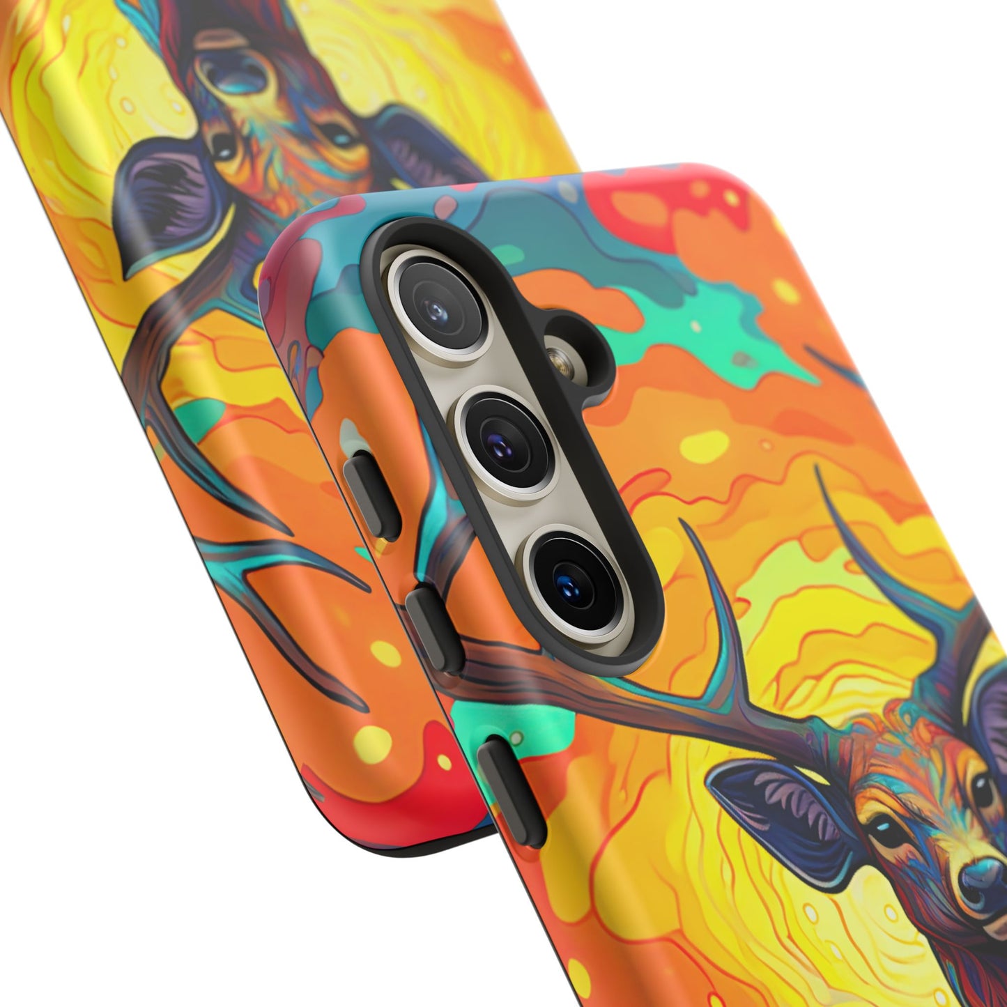 Vibrant Stag in Bloom – Samsung Galaxy Case