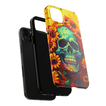 Sun Kissed Skull iPhone Case