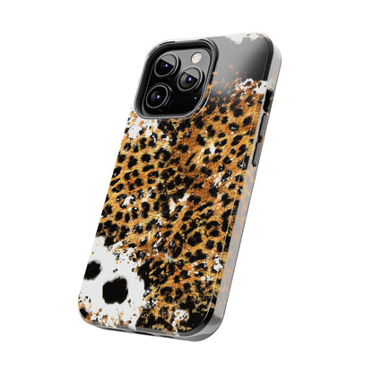 Bold Leopard Ink Splash - iPhone Series Case