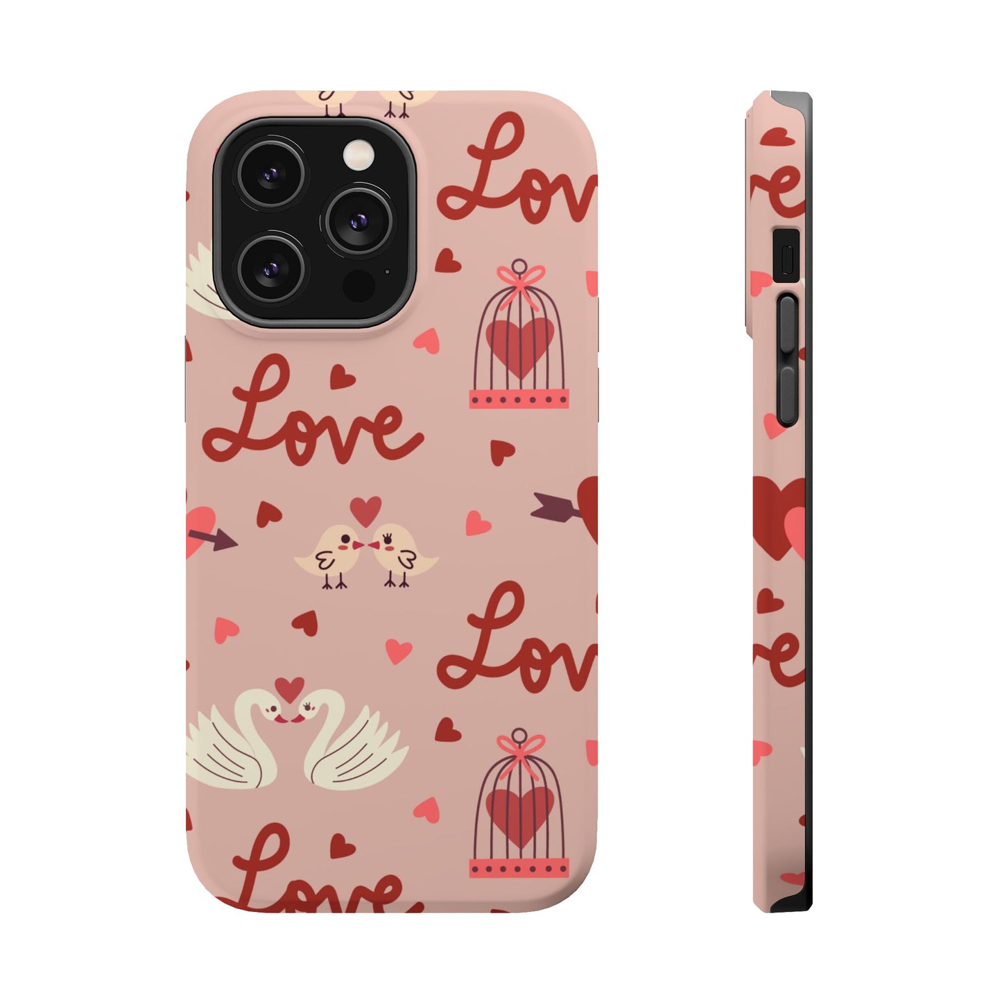 Lovebirds & Swans MagSafe iPhone Case