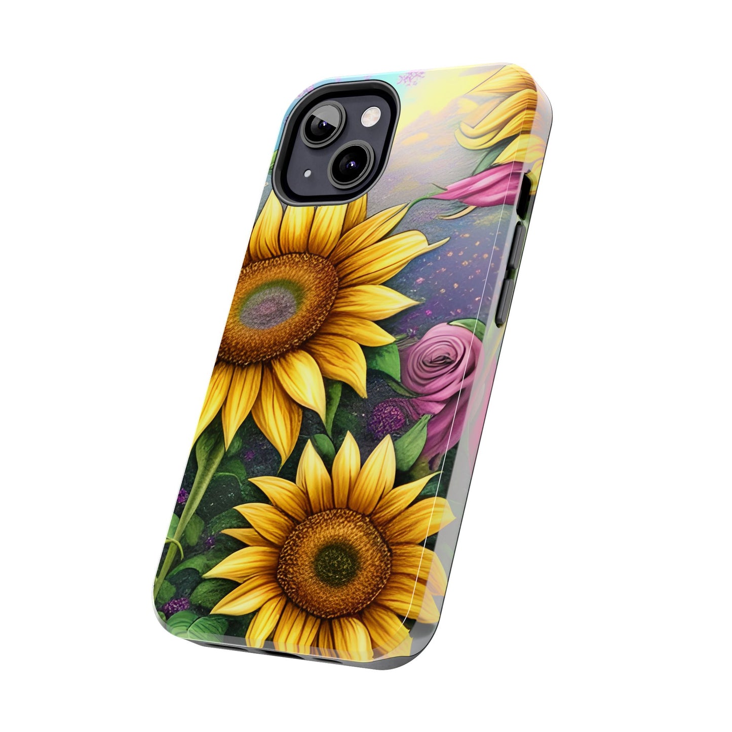 Whimsical Sunflower & Rose Garden - iPhone Series Case