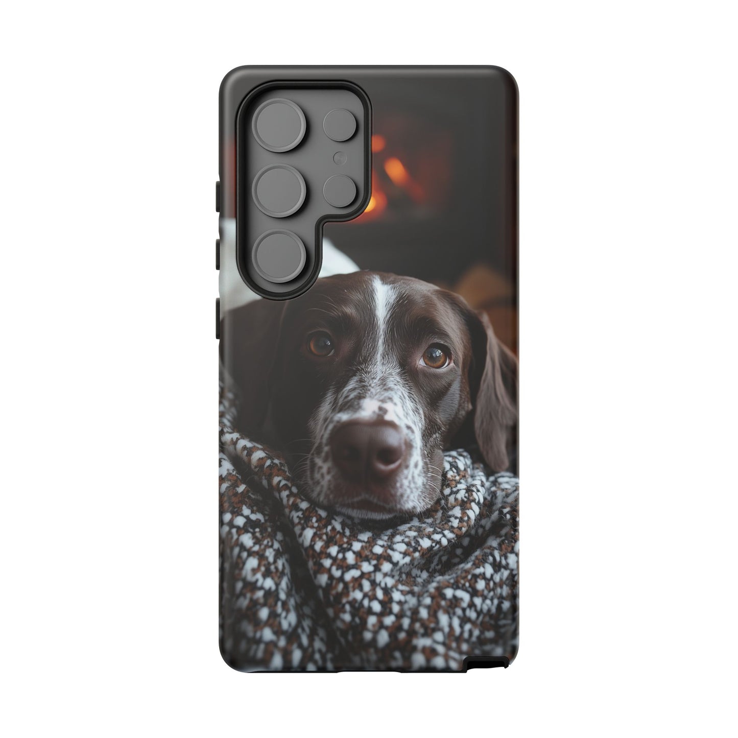 Relaxed German Shorthaired Pointer Samsung Galaxy Case – Rustic Charm Protective Cover