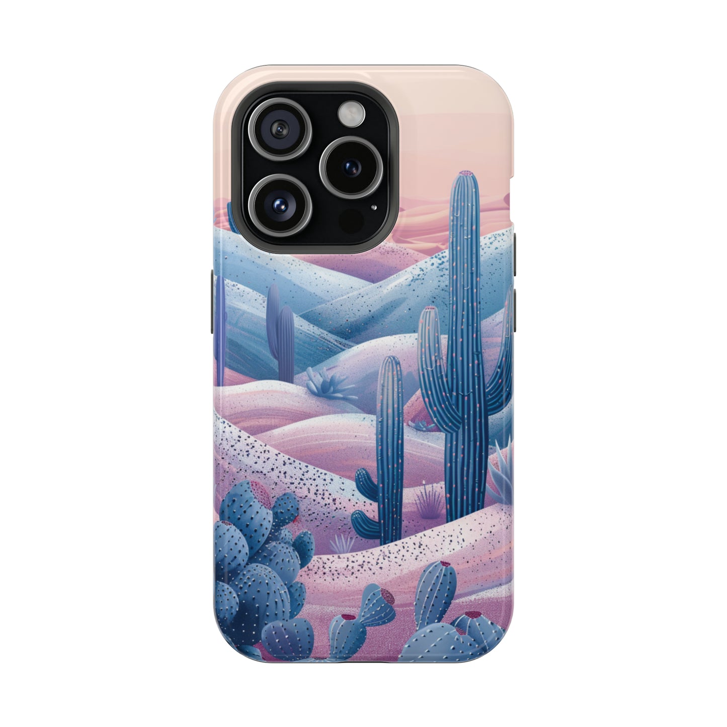 Desert Oasis MagSafe Case for iPhone – Cactus & Western Landscape Design for iPhone 15, 14 Pro Max, 13, and More!