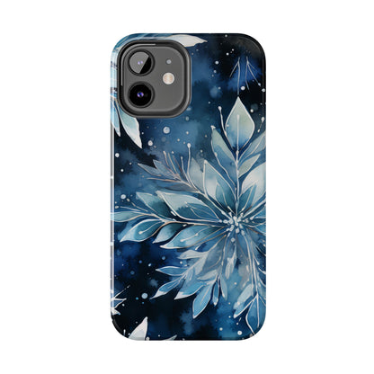 Winter’s Embrace – Blue Snowflake Samsung Galaxy Case