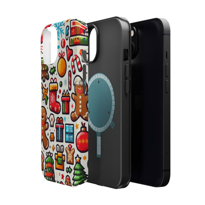 Festive Christmas Icons Pattern – MagSafe iPhone Series Case