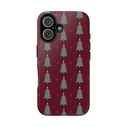 Retro Christmas Tree Pattern – iPhone Series Case