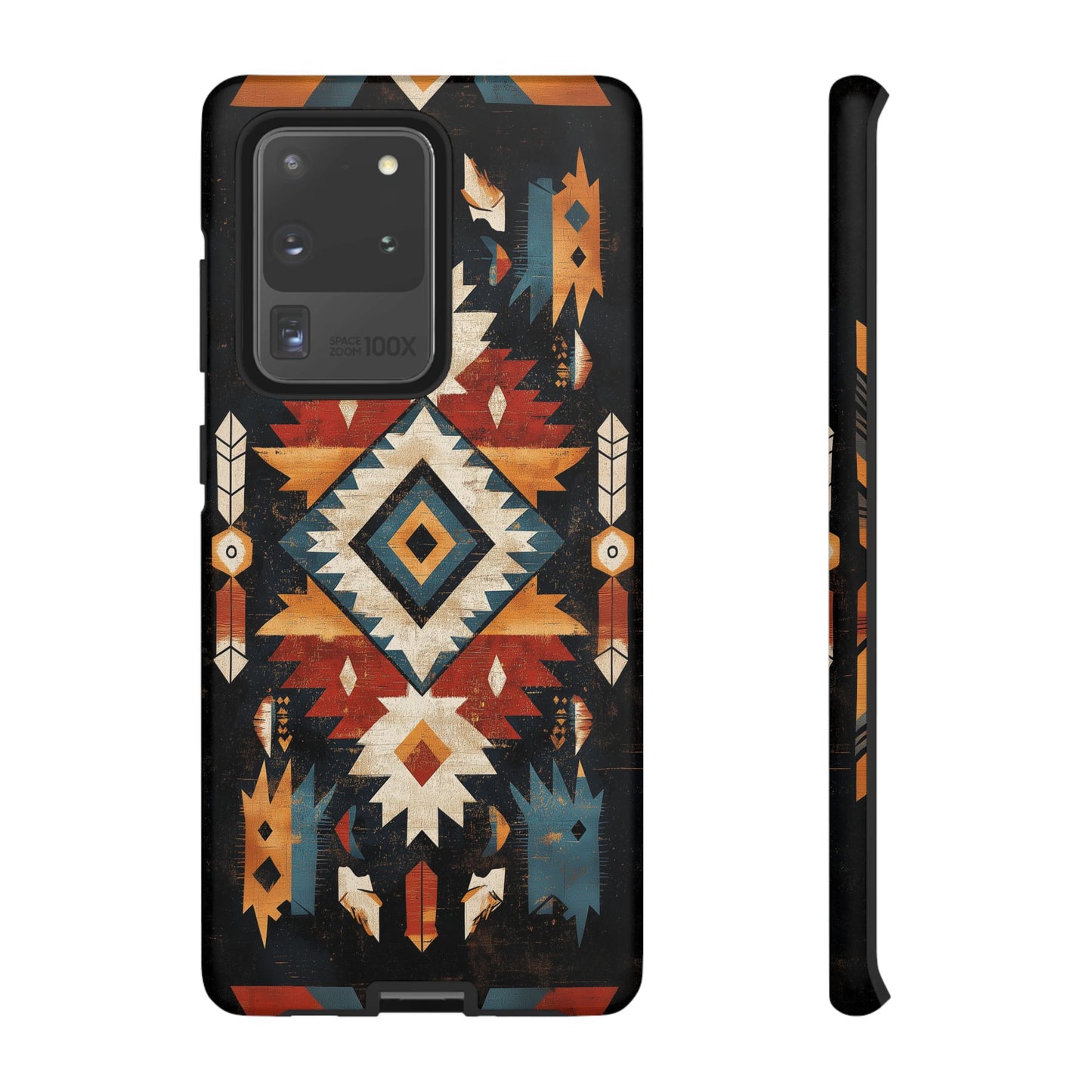 Southwestern Arrow & Diamond Tough Samsung Galaxy Case – Bold Tribal Design, Dual-Layer Protection