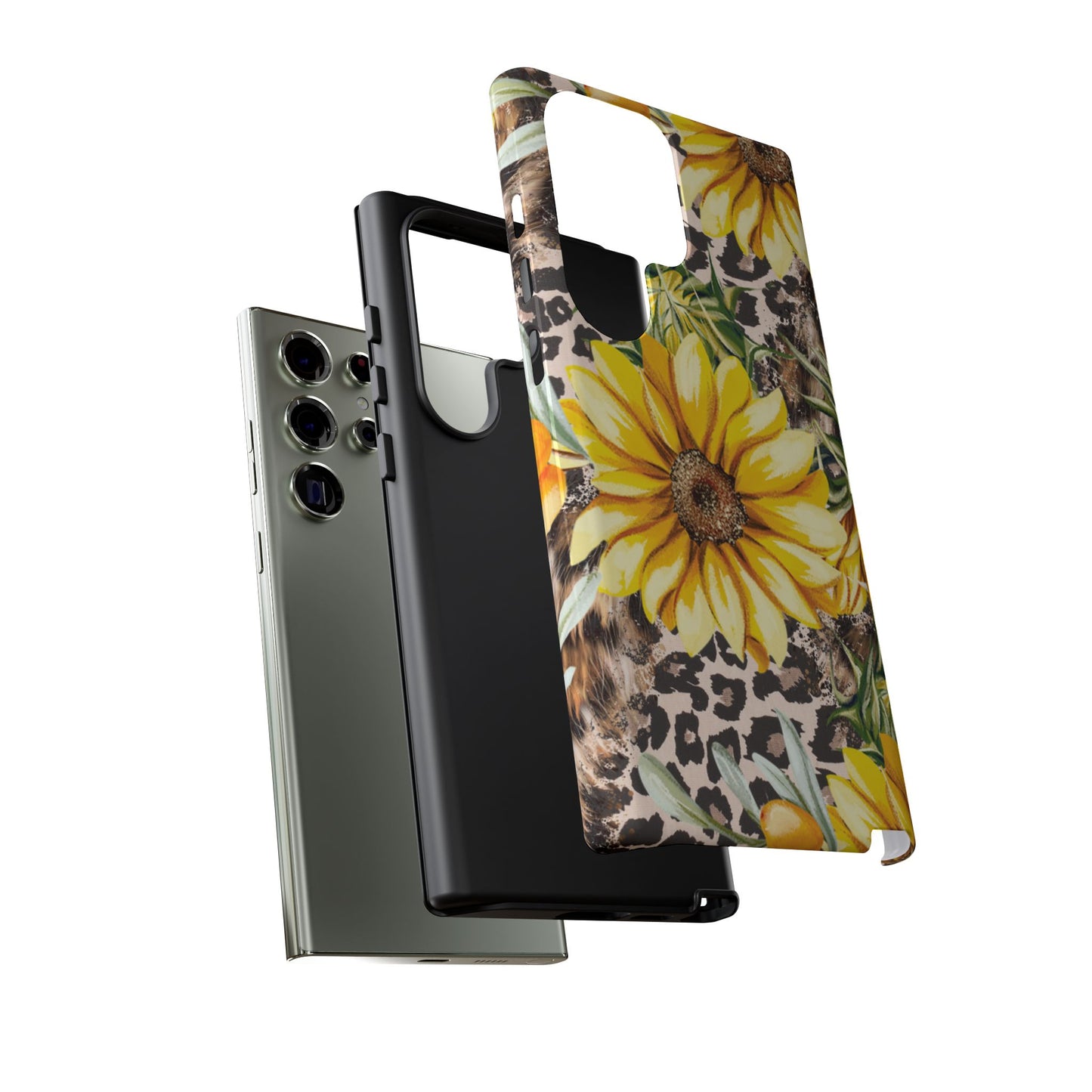 Leopard Sunflower Chic - Samsung Galaxy Series Case