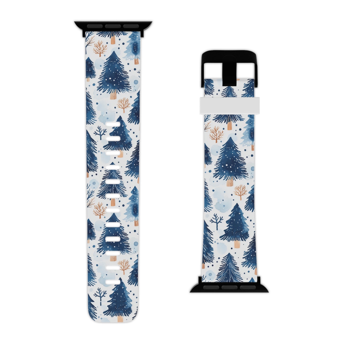 Winter Forest Watercolor Apple Watch Band