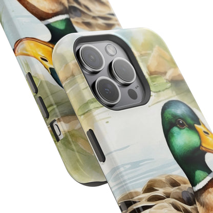 Serene Duck Reflection - MagSafe iPhone Case