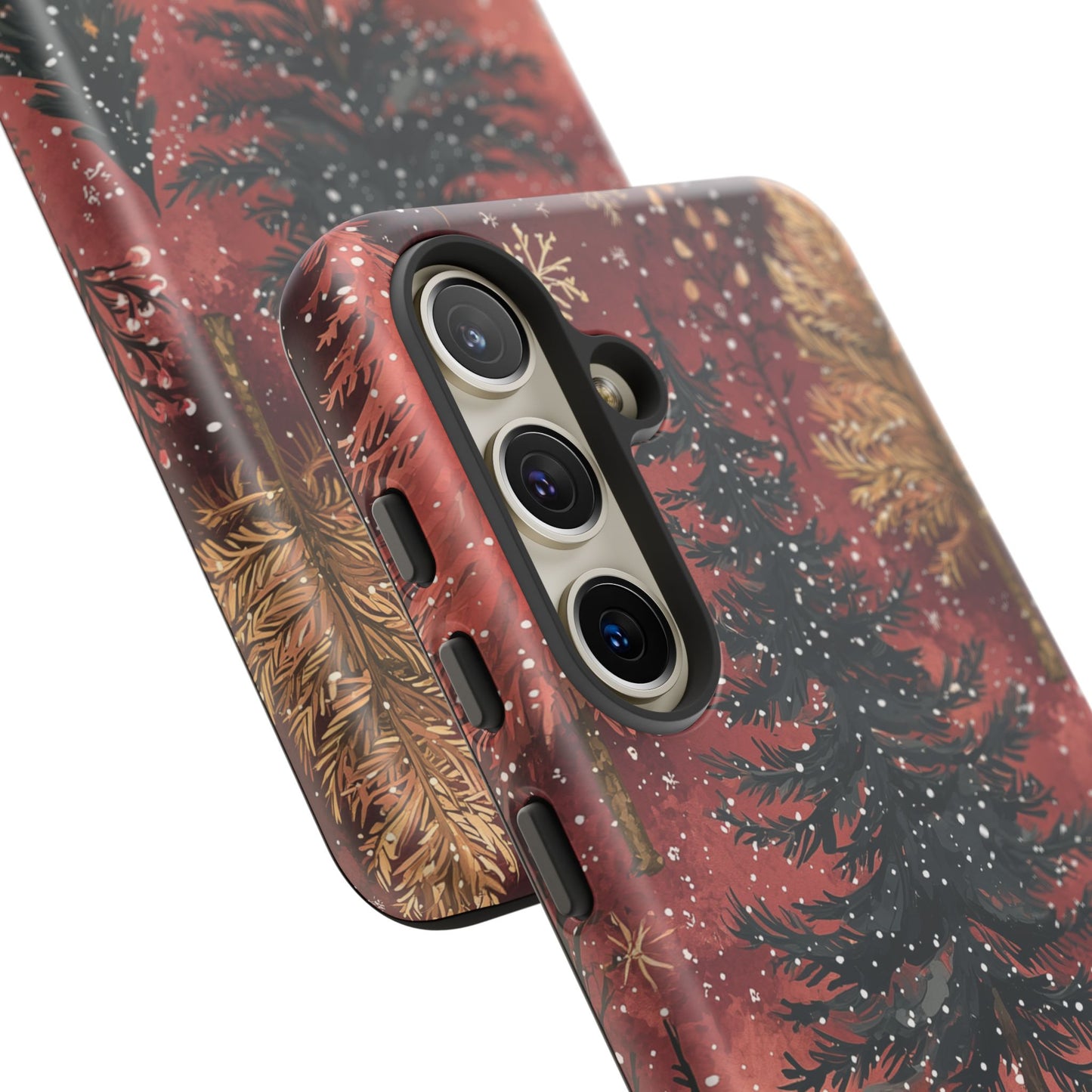 Rustic Red Winter Forest - Samsung Galaxy Series Case