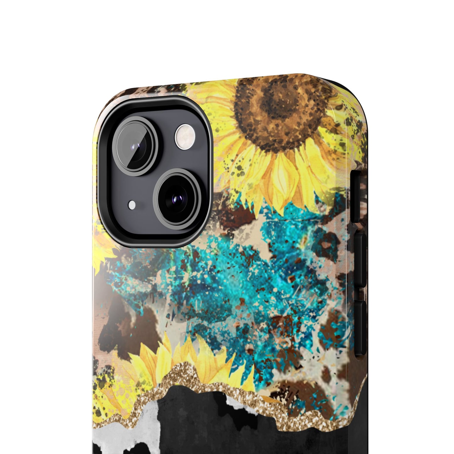 Rustic Sunflower Leopard Glam - iPhone Series Case