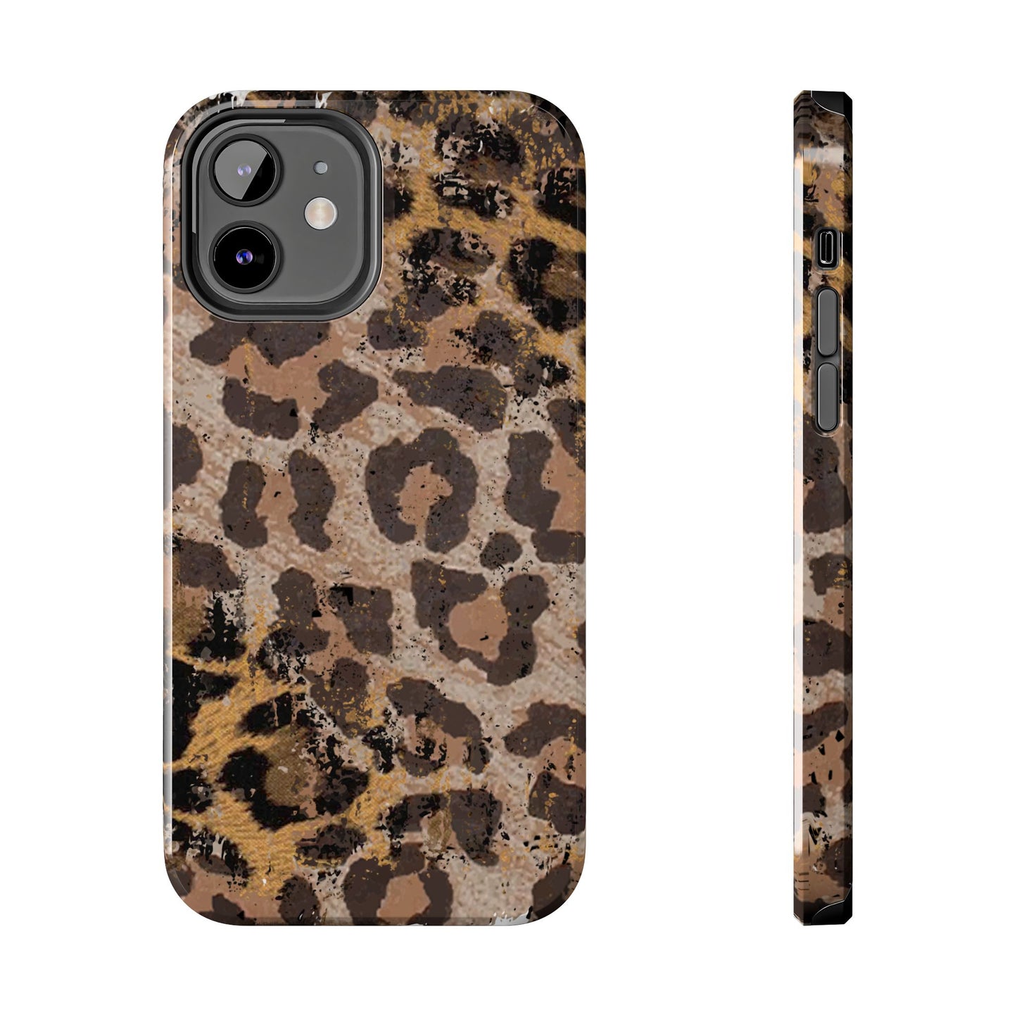 Vintage Distressed Leopard Print - iPhone Series Case