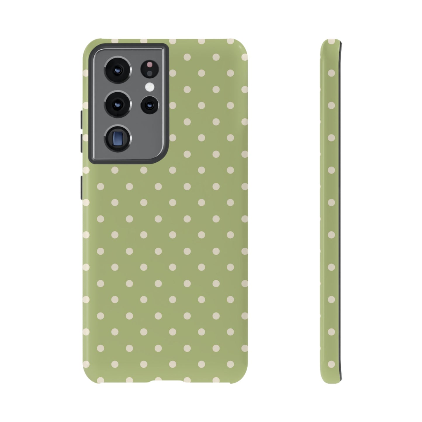 Sage Green Polka Dots – Samsung Galaxy Case