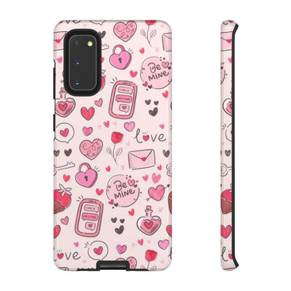 Samsung Galaxy Case: Playful Valentine's Day Icons Case