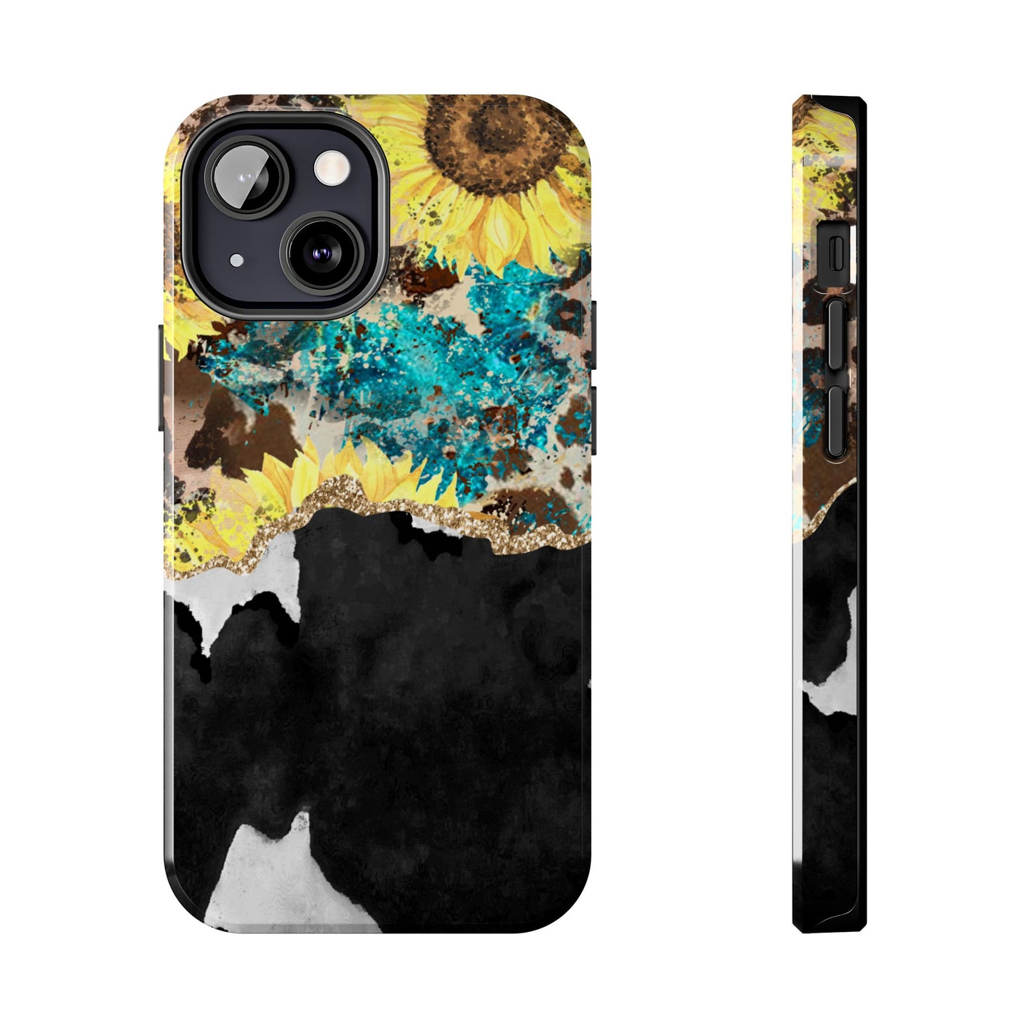 Rustic Sunflower Leopard Glam - iPhone Series Case