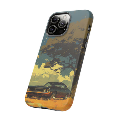 Retro Road Trip Vintage Car iPhone Case