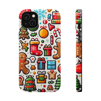 Festive Christmas Icons Pattern – MagSafe iPhone Series Case