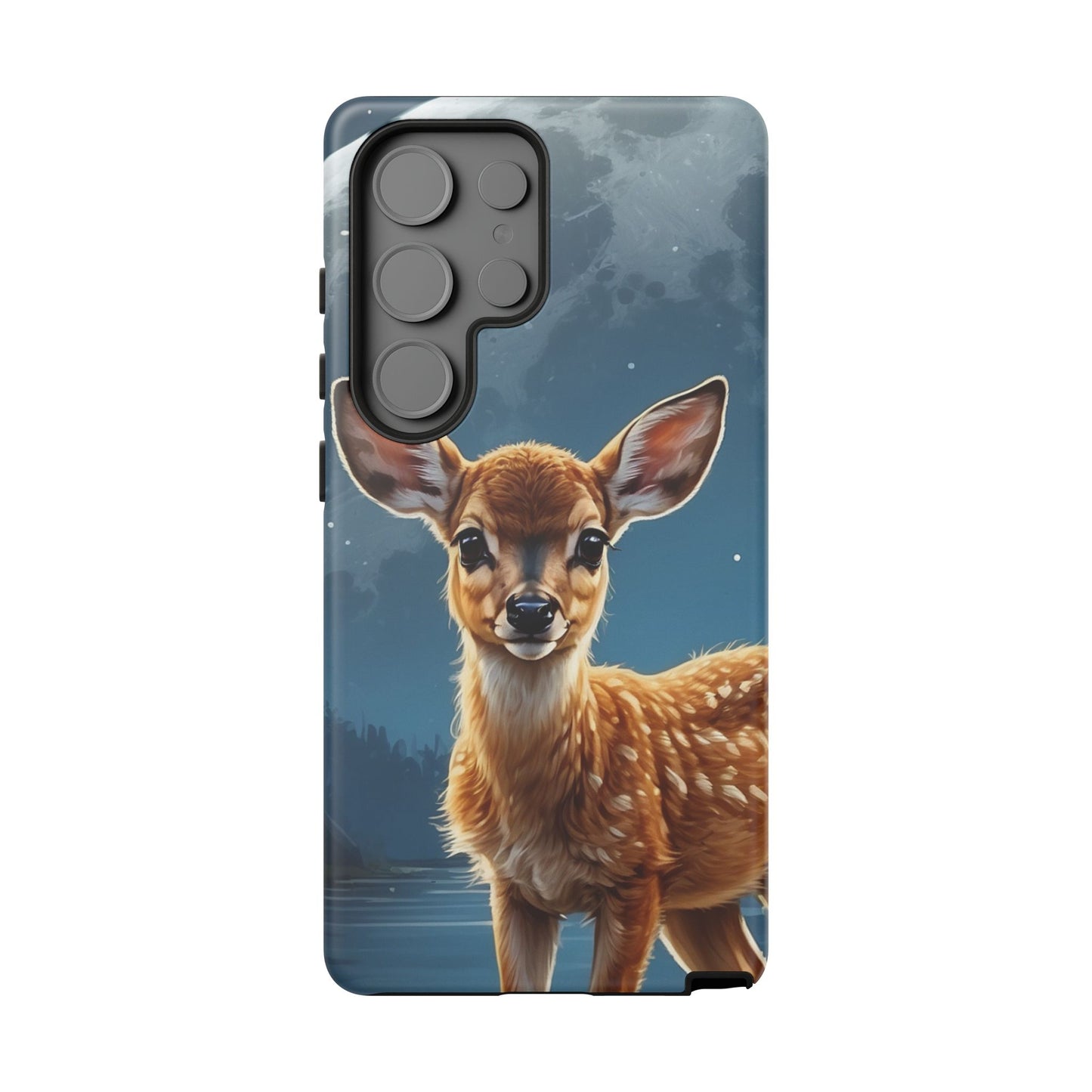 Samsung Galaxy Case – Enchanted Fawn Under the Moonlit Sky