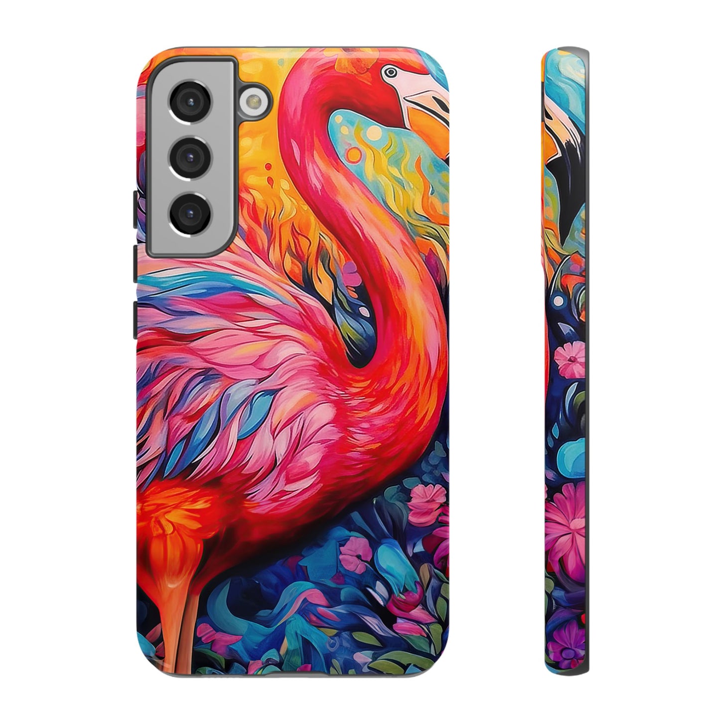 Flamingo Fiesta – Vibrant Flamingo Samsung Galaxy Phone Case