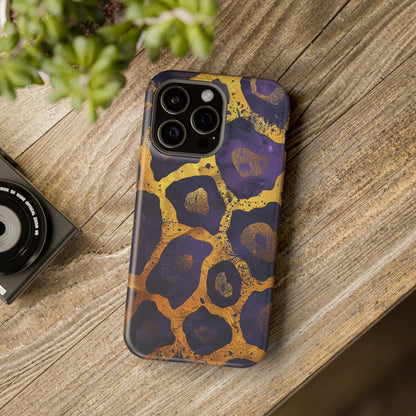 Regal Amethyst Leopard iPhone Case