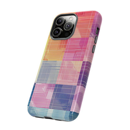 Pastel Panache Watercolor Plaid Case