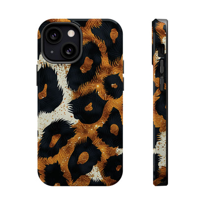 Safari Noir Gold Leopard iPhone Case