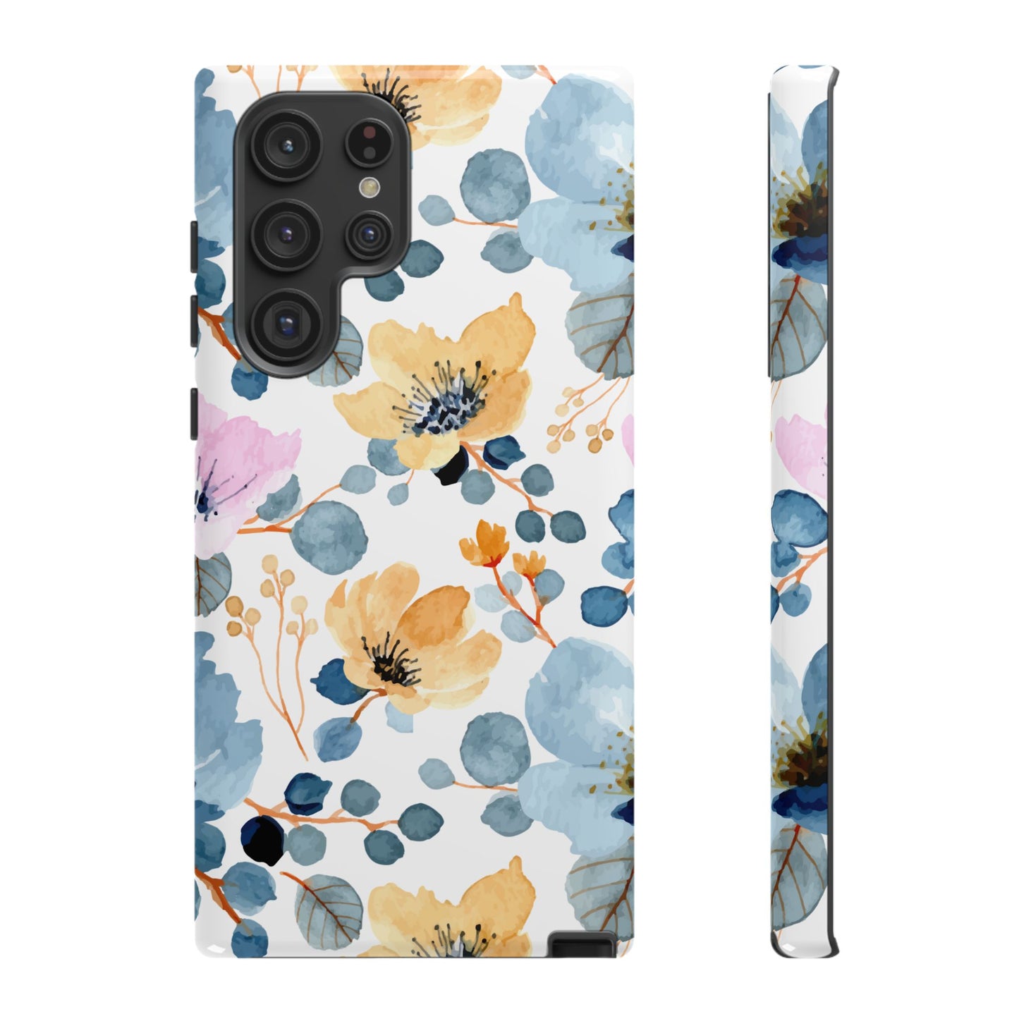 Spring Radiance – Samsung Galaxy Case with Bold Watercolor Florals